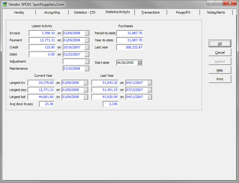 screenshot of Adagio Financial Suite